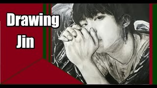 Рисую Джина из BTS  | Fanart BTS | Drawing Kim Seok Jin