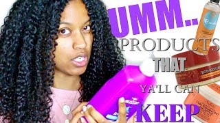 Products That I Have But Won't Ever Use!|Natural Hair Products I Dislike