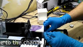Инструкция замена впитывающей прокладки (Памперс) Epson L800/L805/R290/T50/P50