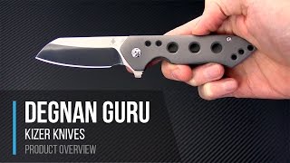 Kizer Guru Degnan Design Titanium Frame Lock Overview