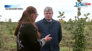 Площадь промышленных садов увеличилась до 120 гектаров