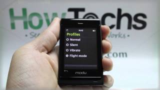 How to Turn On Flight Mode on modu T
