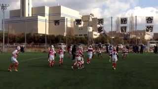 西宮ラグビー37期 対尼崎2-2 2015.1.11