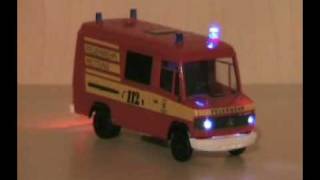 RTW Modell München mit LED Beleuchtung