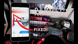 DJI Mavic Pro – Firmware Upgrade with DJI GO 4 and what to do if it fails