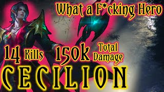 CECILION - NEW OVERPOWER HERO!! THE BADASS MAGE IS COMING!! Gameplay by Minzy• | Mobile Legends