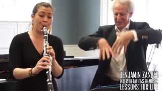 Interpretation Class: Mozart - Clarinet Concerto in A Major Mvt. II