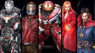 Marvel: Future Fight - All Wave 2 Infinity War Uniforms