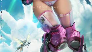Overwatch D.va Wallpaper (Wallpaper Engine + Rainmeter)
