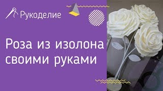 Как сделать розу из изолона. Пошаговая инструкция