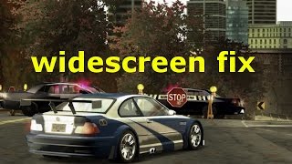 NFS Most Wanted (2005): Выставление любого разрешения экрана