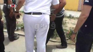 لحظة تفكيك خبراء المفرقعات لقنبلة جامعة الأزهر