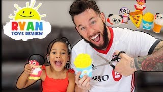 Cutting Open RYAN'S WORLD Toys | FamousTubeKIDS