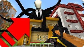 APARECE UN SLENDERMAN MUTANTE GIGANTE EN MI CASA EN MINECRAFT ?