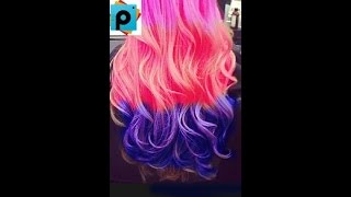 Cómo cambiar el color del cabello PicsArt - Tutorial