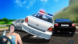 ПОЛИЦЕЙСКИЙ ПАТРУЛЬ в CITY CAR DRIVING + РУЛЬ