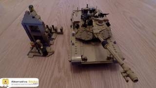 KAZI KY10000 M1A2 Abrams Review - LEGO compatible Tank