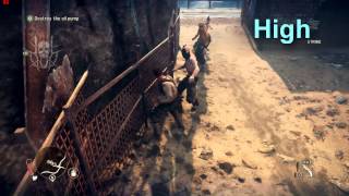 Mad Max PC Ultra VS High VS Medium VS Low Graphics Comparison 1080P