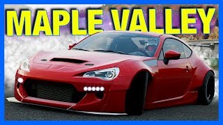 Forza Motorsport 7 Customization : WIDEBODY SUBARU BRZ DRIFTING AT MAPLE VALLEY!!
