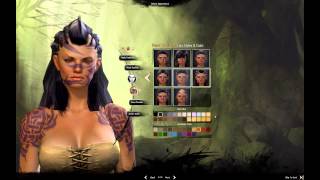 Guild Wars 2 Creation of Female Norn Ranger + Intro