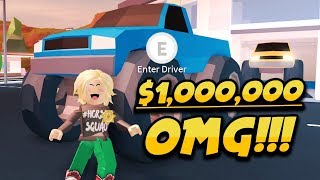 BUYING THE MONSTER TRUCK!! *$1,000,000* FERRARI AND MUSTANG NEW CARS! (Roblox Jailbreak New Update)