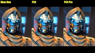 Destiny 2 Beta PS4 Pro Vs PS4 Vs Xbox One Graphics Comparison