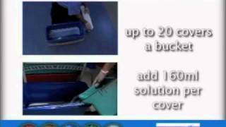 How to Clean using Pre Soaked Microfibre Mopping