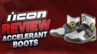 2016 Icon Accelerant Boot Review from Sportbiketrackgear.com