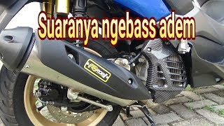 REVIEW & TEST SOUND KNALPOT ROB1 BUAT MATIC - SUARA NGEBASS ANTI TILANG
