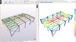TEKLA+SAP2000: Стальной каркас за 15 минут