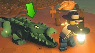 LEGO Worlds - CROCODILOS?ENORMES NO PÂNTANO!!! ? #8 gameplay em PT-BR