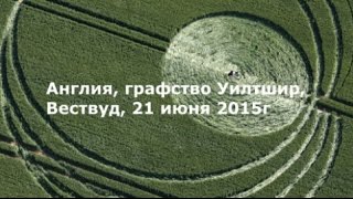 Рисунки на полях.Англия, графство Уилтшир. 21 июня 2015г