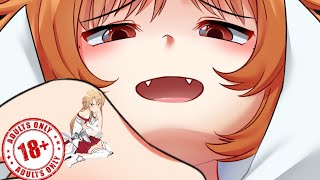 Giantess Rika "Interviews" Asuna from Sword Art Online