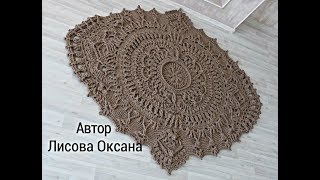 Видео МК вязания ковра "Марион" 25ряд