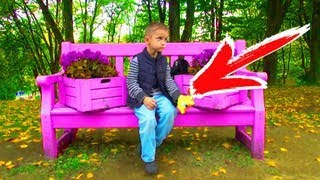 Давид показывает Как не надо себя вести детям Приключения Давида