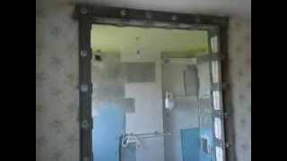 Проем в несущей стене с усилением