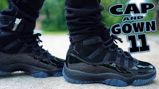WILL YOU COP ?!? AIR JORDAN 11 CAP AND GOWN REVIEW AND ON FEET !!!