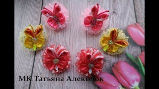Бантики для самых маленьких / DIY Hair Bow / Beautiful Ribbon Bow / Bow tutorial / Kanzashi
