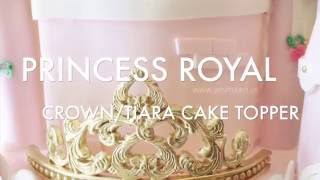 How To: Princess Crown / Tiara Fondant Cake Topper (12/30)