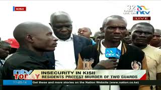 Residents of Nyabigege, Kisii county, protest over insecurity, paralyse transport