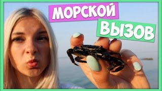 Вызов принят "КРАБ СХВАТИЛ ЗА НОС"- Тилька на море (челлендж #3)