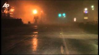 Raw Video: Irene's Outer Bands Hit NC Coast