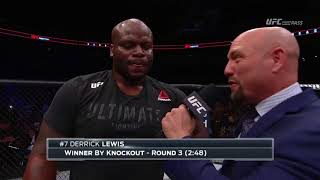 Fight Night Austin: Derrick Lewis Octagon Interview