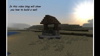 Minecraft как построить колодец.[Средневековье]