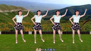 DJ廣場舞《唱不完的情歌愛不夠的你》64步附教學，歌曲好聽！ 【華美舞動廣場舞】