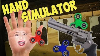 WHAT NOT TO DO WITH A GUN | Hand Simulator Let's Play