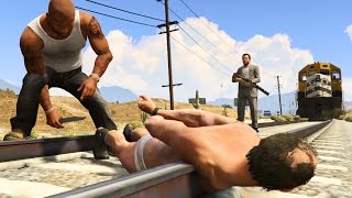 GTA 5 FAIL COMPILATION (Grand Theft Auto V FRANKLIN AND TREVOR/FUNNY/THUG LIFE)