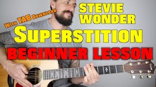 How to play Superstition by Stevie Wonder