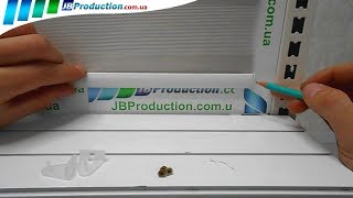 Установка Фальш Штор Стандарт и Штор День Ночь Муляж на пластиковые окна своими руками