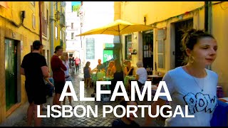 [4K] Lisbon Alfama (2020) Walking Tour with natural sounds